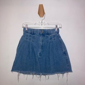 vintage jean skirt